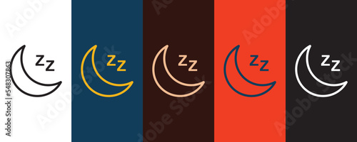 Moon icon for web and mobile