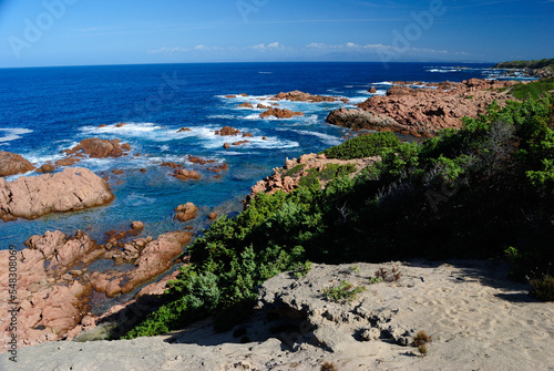 La costa tra la spiaggia di Cala Faa e la spiaggia di Cala Sarraina photo