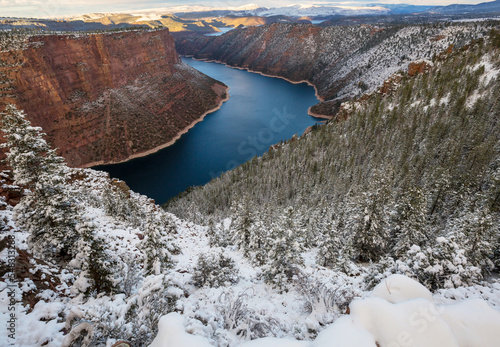 Winter in Flaming Gorge photo