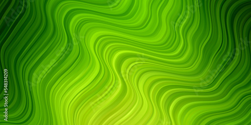 Light Green, Yellow vector backdrop with circular arc.