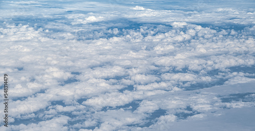 airplain view of the clouds