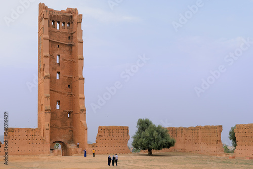 THE CITY OF TLEMCEN IN ALGERIA WITH THE GREAT MOSQUE AND THE RUINS OF MANSOURAH MINARET