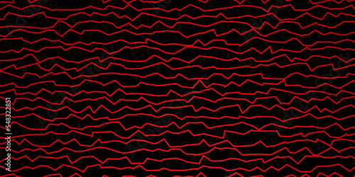 Dark Red vector pattern with lines.