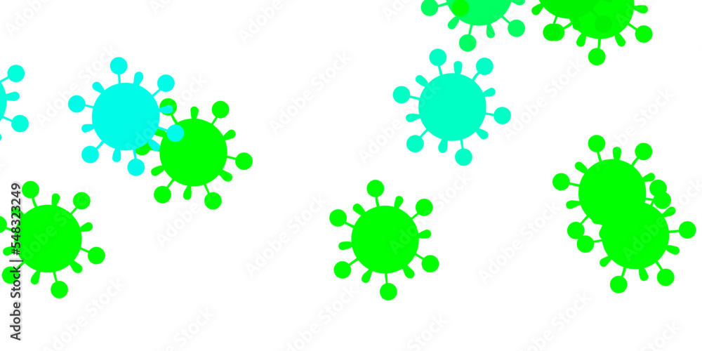 Light green vector texture with disease symbols. Light green vector texture with disease symbols.