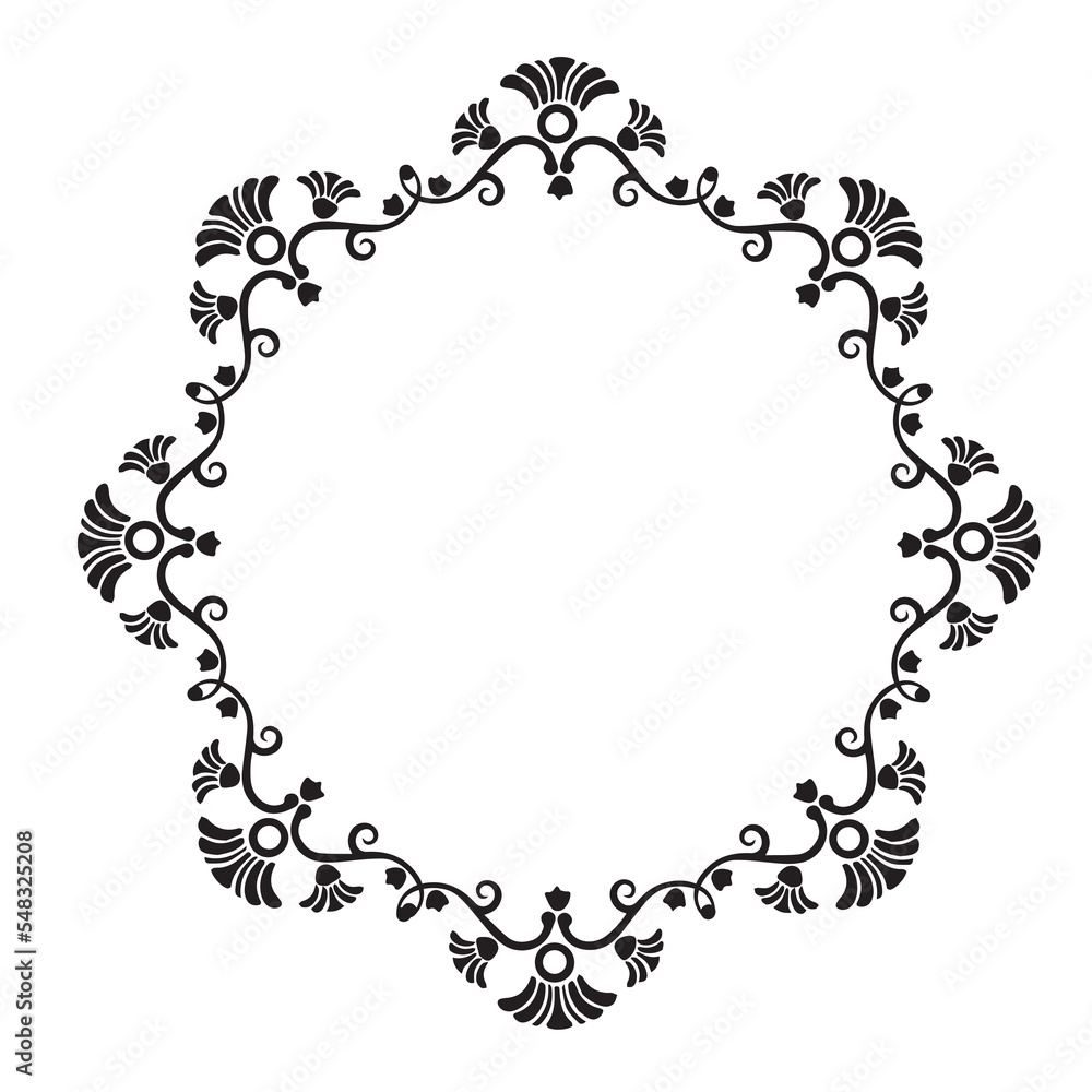 Frame, in the style of an ornament, Vector illustration eps 10, Art. Frame, in the style of an ornament, Vector illustration eps 10, Art.