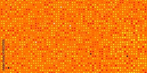 Light Orange vector backdrop with circles.