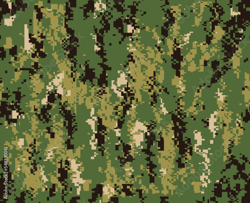 Navy military and army camouflage USA. Seamless pattern.
