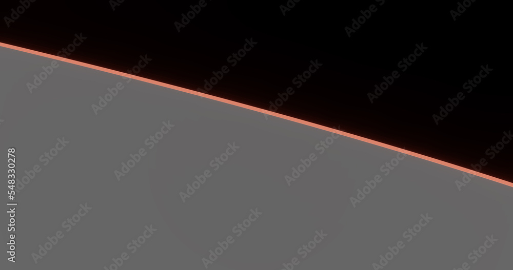 Render with a simple black and gray surface with a red stripe