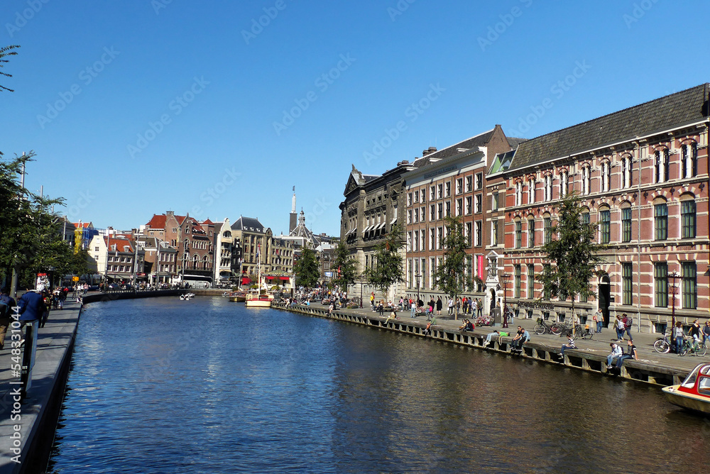 Amsterdam, September 2020: Visit the beautiful city of Amsterdam in the Netherlands