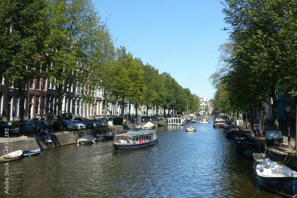 Amsterdam, September 2020: Visit the beautiful city of Amsterdam in the Netherlands