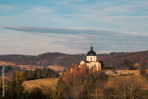 church in the mountains. St. Vasyl the Great in Brylińce