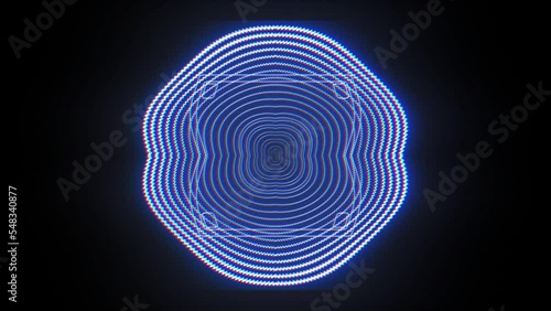 Wallpaper Mural Abstract neon technology cyberpunk dreamy digital concept wavy iridescent background. Torontodigital.ca