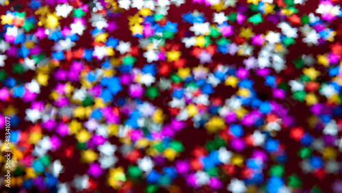 colorful Bokeh Background. colorful lights on a dark background