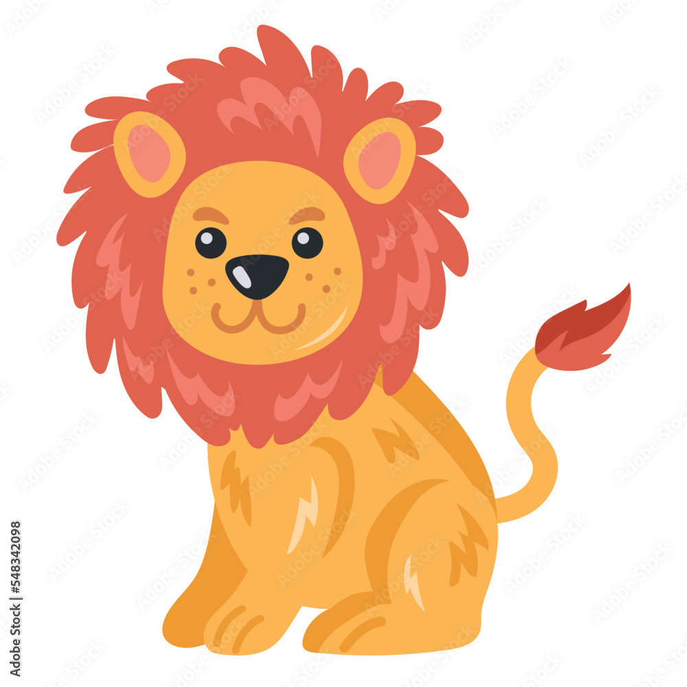 Obraz premium cute lion animal