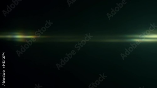 Real Anamorphic Lens Flare, Bokeh Light Leak, Real Lens Light Effects