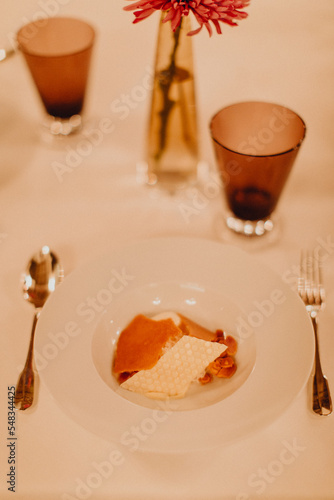 Dessert servi    table