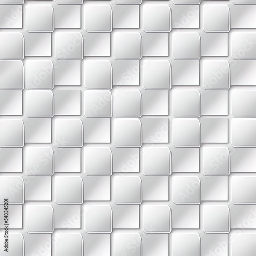 White square tiled texture background