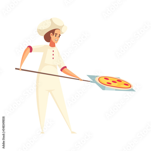 Pizza Cook Shovel Composition