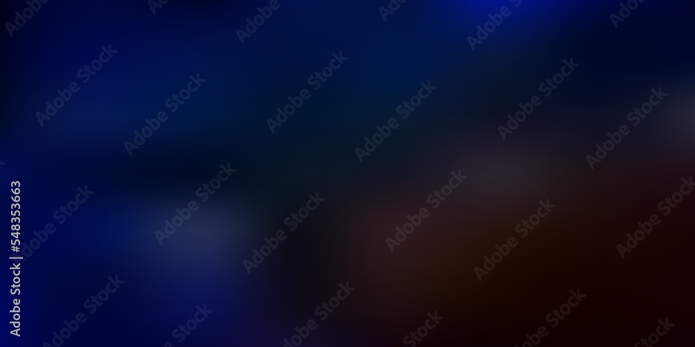 Dark blue, yellow vector blur texture.