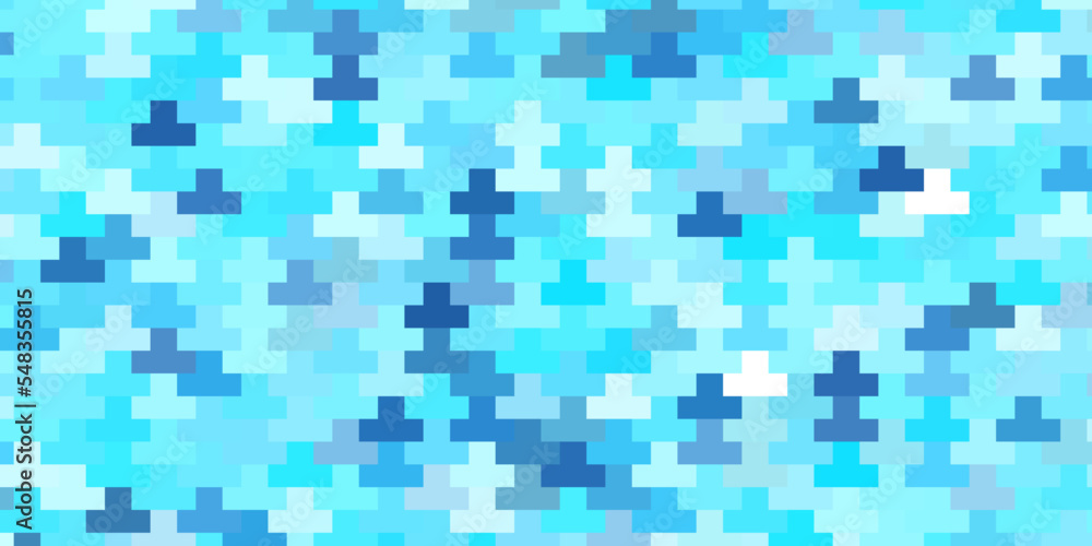 Fototapeta premium Light BLUE vector template in rectangles.