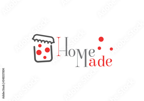 Homemade organic product creative logo concept