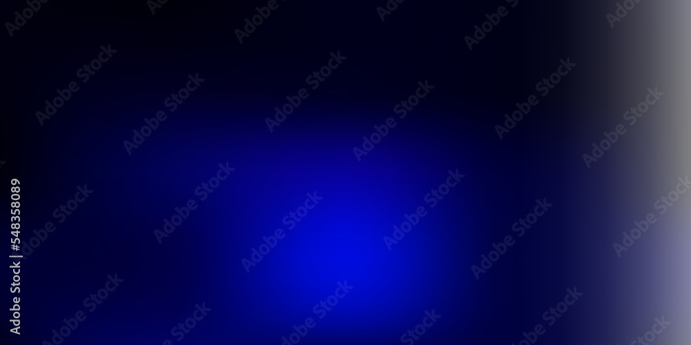 Obraz premium Dark blue vector blur background.
