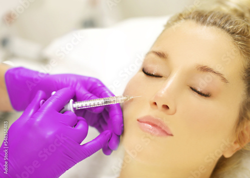 Concept of rejuvenation.Volume lifting.Hyaluronic acid injections for specific areas.