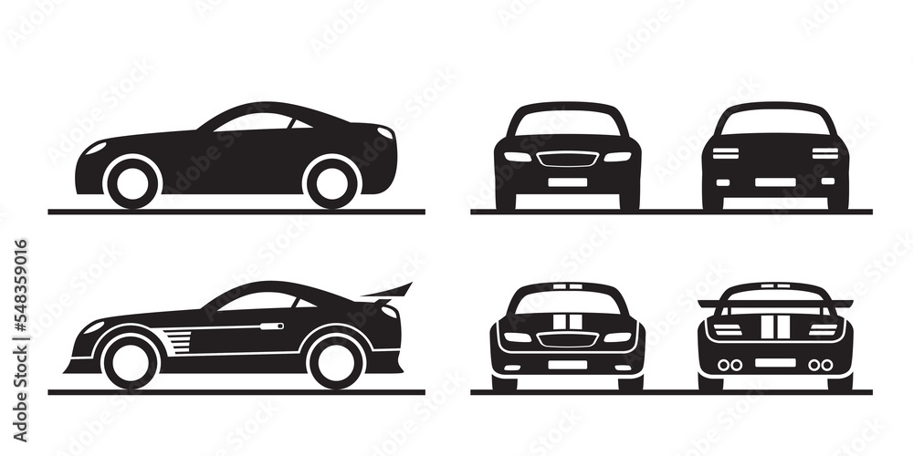Car tuning and styling – vector illustration Car tuning and styling – vector illustration