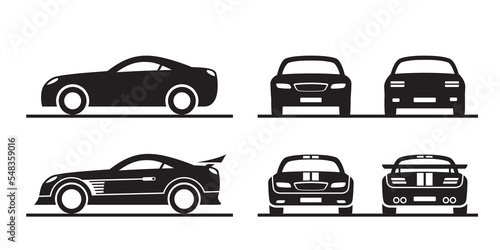Car tuning and styling – vector illustration