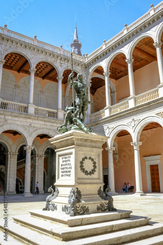 Statue at Alc  zar de Toledo in Spain