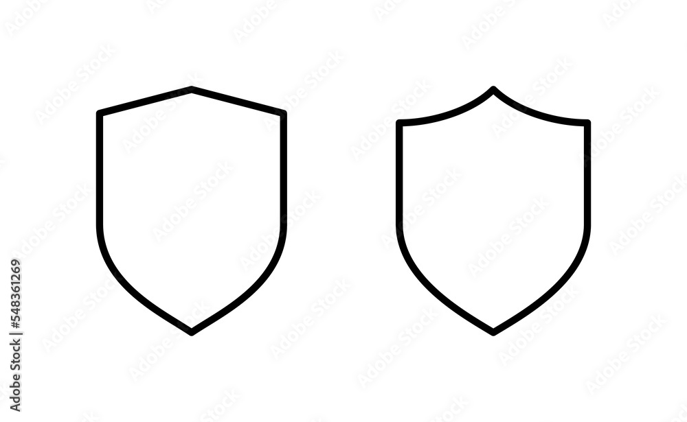 Shield icon vector for web and mobile app. Protection icon. Security sign and symbol