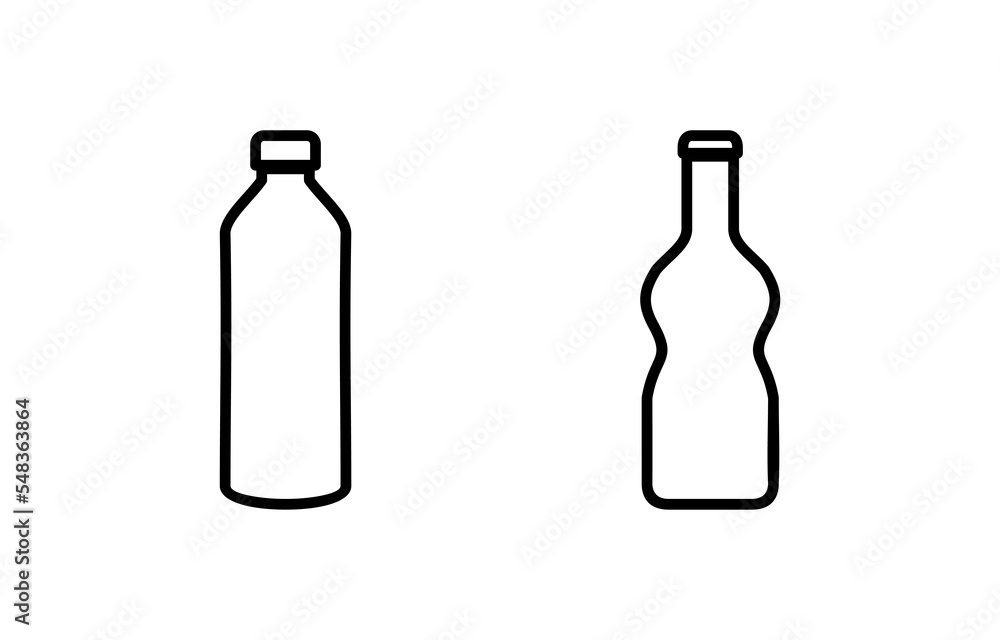 Bottle icon vector for web and mobile app. bottle sign and symbol Bottle icon vector for web and mobile app. bottle sign and symbol