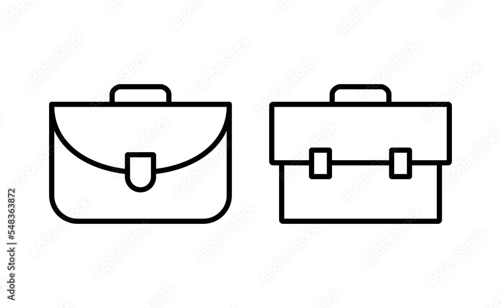 Briefcase icon vector for web and mobile app. suitcase sign and symbol. luggage symbol. Briefcase icon vector for web and mobile app. suitcase sign and symbol. luggage symbol.