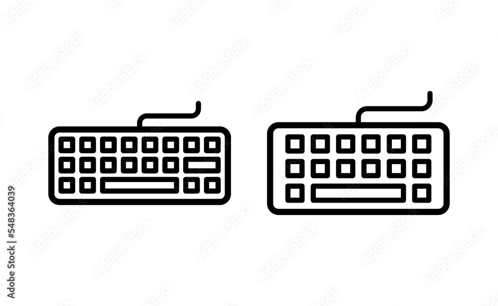 Keyboard icon vector for web and mobile app. keyboard sign and symbol Keyboard icon vector for web and mobile app. keyboard sign and symbol