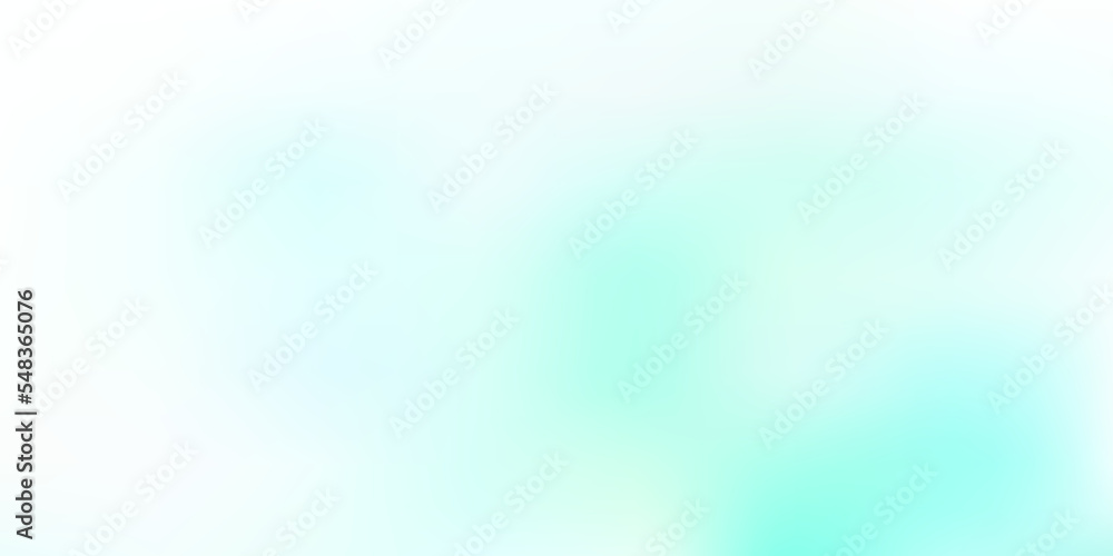Obraz premium Light green vector gradient blur drawing.