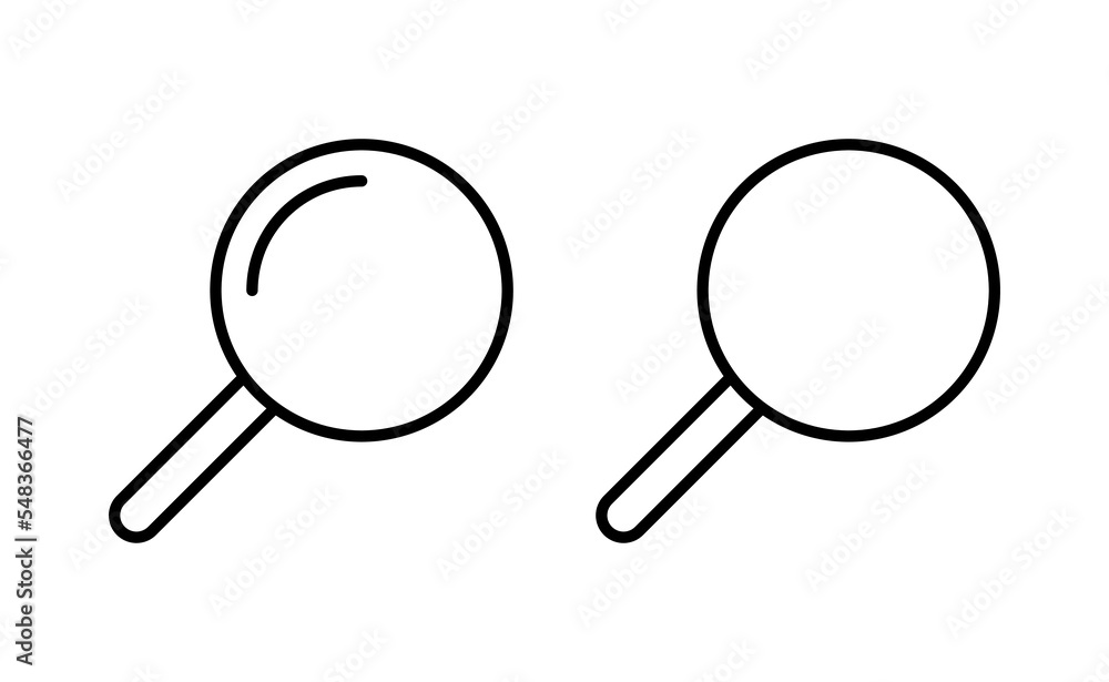 Search icon vector for web and mobile app. search magnifying glass sign and symbol Search icon vector for web and mobile app. search magnifying glass sign and symbol