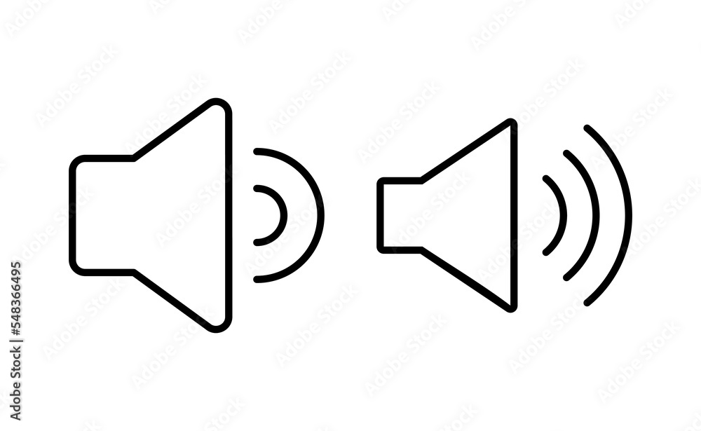 Speaker icon vector for web and mobile app. volume sign and symbol. loudspeaker icon. sound symbol Speaker icon vector for web and mobile app. volume sign and symbol. loudspeaker icon. sound symbol