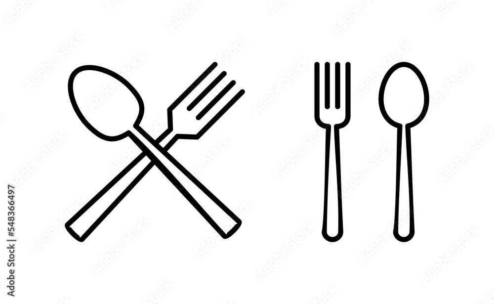 spoon and fork icon vector for web and mobile app. spoon, fork and knife icon vector. restaurant sign and symbol spoon and fork icon vector for web and mobile app. spoon, fork and knife icon vector. restaurant sign and symbol