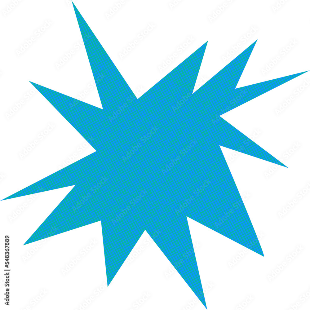 Abstract transparent halftone grunge burst shape. Abstract transparent halftone grunge burst shape.