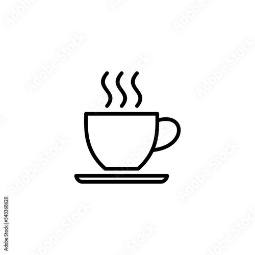 coffee cup icon vector illustration. cup a coffee sign and symbol