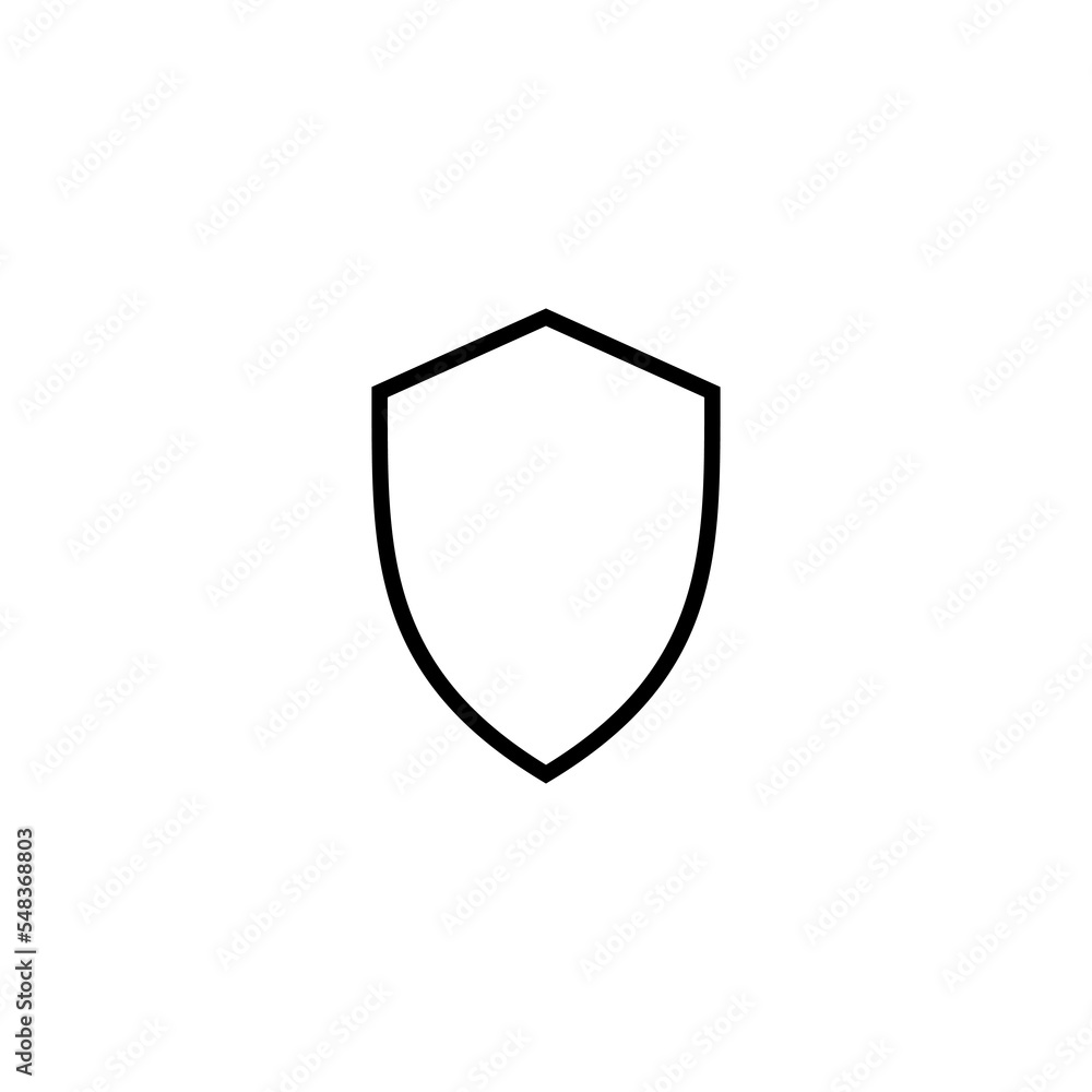 Shield icon vector illustration. Protection icon. Security sign and symbol Shield icon vector illustration. Protection icon. Security sign and symbol