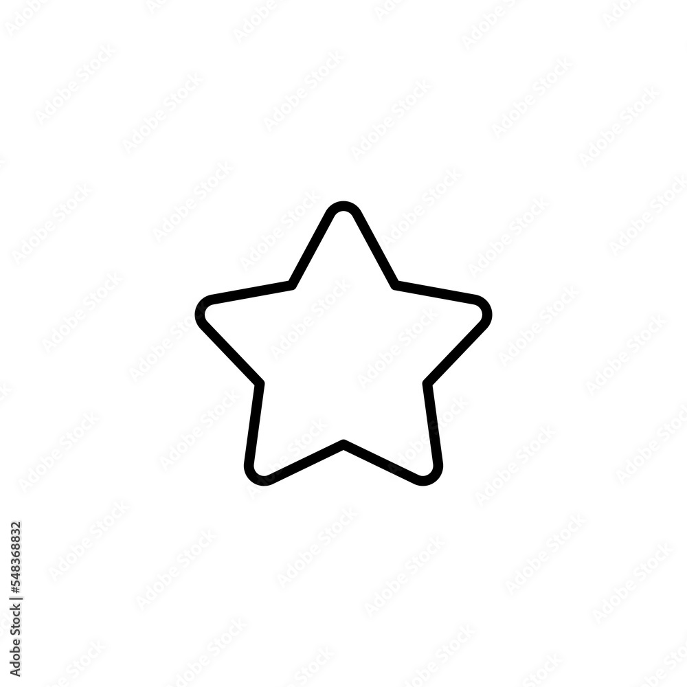 Star Icon vector illustration. rating sign and symbol. favourite star icon Star Icon vector illustration. rating sign and symbol. favourite star icon