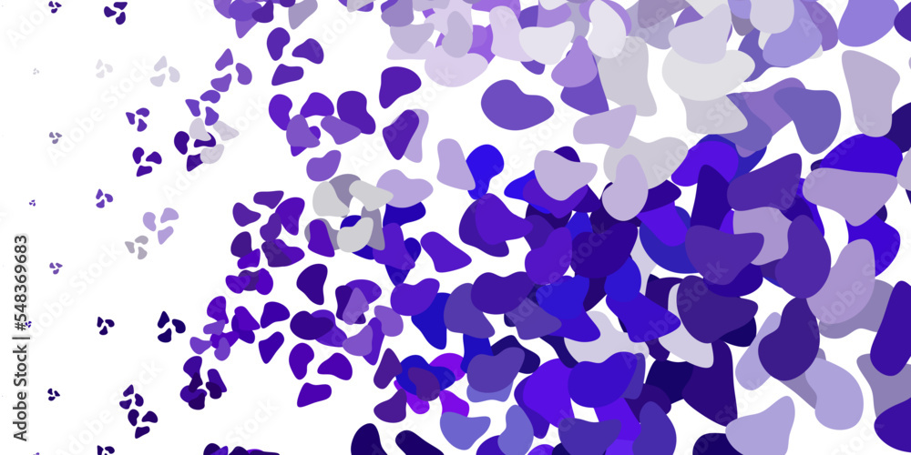 Light purple vector pattern with abstract shapes. Light purple vector pattern with abstract shapes.