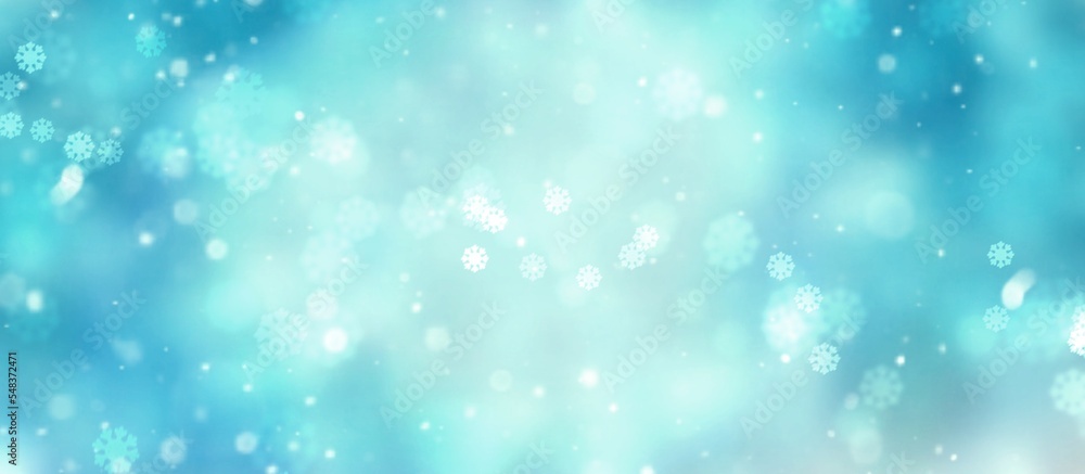 blue background with Christmas background