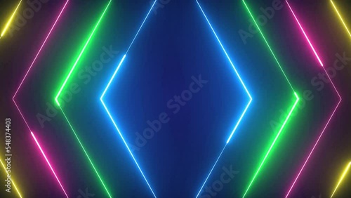 Retro neon backgrounds, for any creative usages video in 4k, motion graphics loop backgrounds.