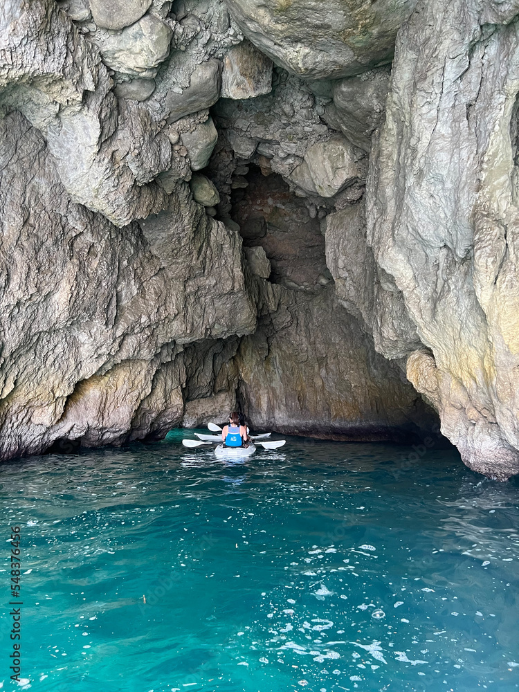 Kayaking in Capri