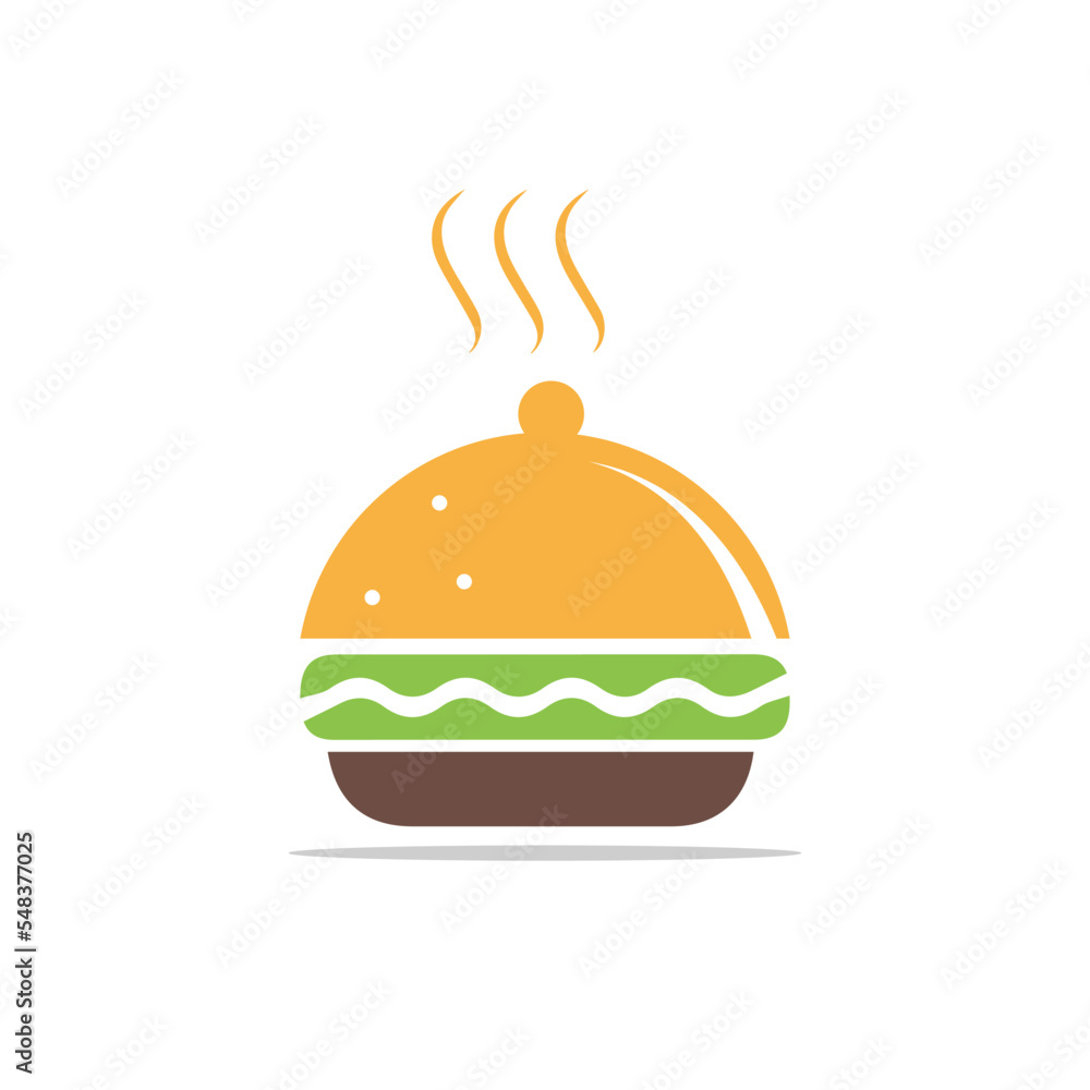 hamburger vector flat logo icon design. hamburger vector flat logo icon design.