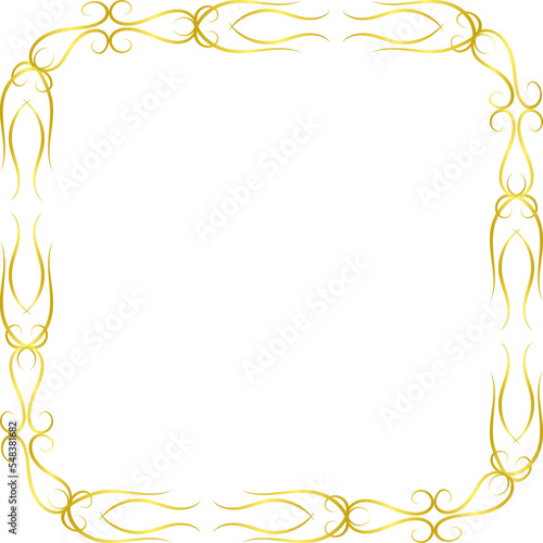 Gold Borders Elements ornament 