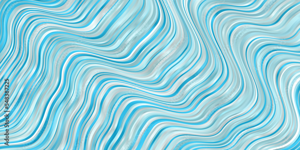 Light BLUE vector pattern with curved lines. Light BLUE vector pattern with curved lines.