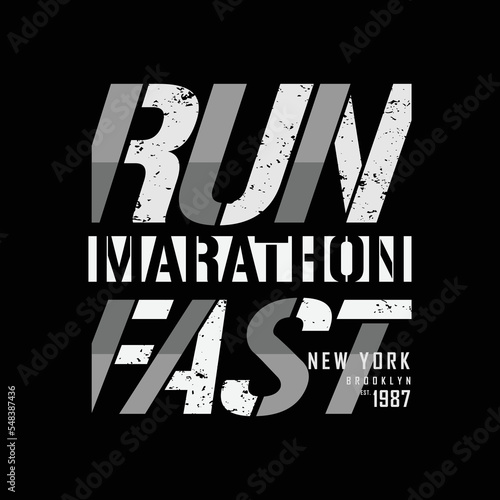 Run faster t-shirt and apparel design